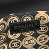 Chanel Large Printed Jersey Frame Handle Bag Secondhand