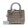 Dior Medium Metallic Lambskin Cannage Lady Dior Secondhand