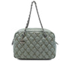 Chanel Paris Byzance Nylon Tweed On Stitch Bowler Bag Secondhand
