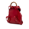 Gucci Leather Bamboo Drawstring Backpack Secondhand