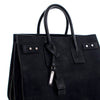 Saint Laurent Small Croc Embossed Suede Sac De Jour Satchel Secondhand
