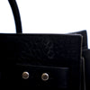 Saint Laurent Small Croc Embossed Suede Sac De Jour Satchel Secondhand