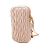 Miu Miu Matelasse Nappa Phone Holder Crossbody Secondhand