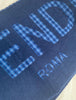 Fendi Reversible Navy Scarf Secondhand