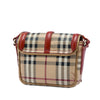 Burberry Mini Haymarket Check Coated Canvas and Suede Berkeley Crossbody Secondhand