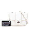 Chanel Mini Quilted Lambskin and Metallic Trim Elementary Chic Flap Secondhand