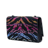 Saint Laurent Small Canvas Metallic Tiger Print Monogram Kate Crossbody Secondhand