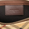 Secondhand Burberry Haymarket Check Coated Canvas Shoulder Bag