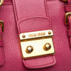 Miu Miu Goatskin Madras Satchel Secondhand