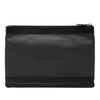Balenciaga Perforated Calfskin Navy Clip Clutch M Secondhand