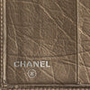 Chanel Metallic Aged Calfskin Cambon Ligne Bifold Wallet Secondhand