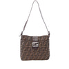 Fendi Zucca Canvas Shoulder Bag Secondhand