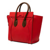 Celine Mini Bicolor Leather Luggage Tote Secondhand