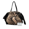 Prada Tessuto Python Print Bow Satchel Secondhand