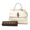 Gucci Small Calfskin Bamboo Daily Satchel Secondhand