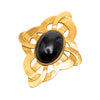 Secondhand Chanel Gold Plated Gripoix Brooch