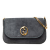 Gucci Medium Suede 1973 Chain Shoulder Bag Secondhand