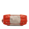 Prada Cinghial Trimmed Canvas Canapa Satchel Secondhand