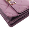 Chanel Mini Quilted Lambskin Resin CC Flap Bag Secondhand