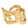Secondhand Saint Laurent Gold Plated Monogram Ring