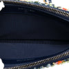 Chanel Tweed Gabrielle Double Zip Clutch with Chain Secondhand