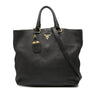 Prada Vitello Daino Open Convertible Tote Secondhand