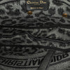 Dior Mizza Embroidered Canvas Leopard Saddle Bag Secondhand