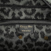 Dior Mizza Embroidered Canvas Leopard Saddle Bag Secondhand
