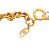 Chanel Gold Plated Letter Charms Pendant Necklace Secondhand