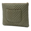 Chanel Medium Chevron Calfskin O Case Clutch Secondhand