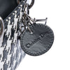 Dior Micro Calfskin Houndstooth Embossed Macro Lady Dior Secondhand