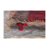 Secondhand Valentino Red Lace Printed Scarf - '10s