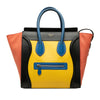 Celine Mini Multicolor Calfskin Luggage Tote Secondhand