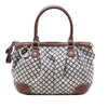 Gucci Diamante Canvas Sukey Satchel Secondhand