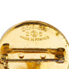 Chanel Gold Plated CC Medallion Handbag Brooch Secondhand