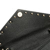 Valentino Pebbled Calfskin Rockstud Envelope Wallet on Chain Secondhand