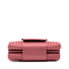 Bottega Veneta Canvas Intrecciato Buckle Flap Handbag Secondhand