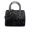 Dior Medium Fabric Lame Lady Dior Secondhand