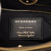 Burberry Medium Metallic Leather and House Check Banner Satchel Secondhand