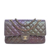Chanel Medium Classic Iridescent Lambskin Double Flap Secondhand