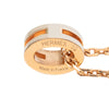 Hermès Rose Gold Enamel Mini Pop H Pendant Necklace Secondhand