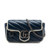 Gucci Super Mini GG Marmont Matelasse Leather Torchon Flap Crossbody Secondhand