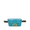 Fendi Joshua Vides Mini Nylon Gingham Convertible Baguette Satchel Secondhand