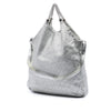 Chanel Large Metallic Glazed Calfskin Perforated Rodeo Drive Satchel Secondhand
