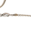 Chanel CC Brass Quilted Dog Tag Pendant Necklace Secondhand