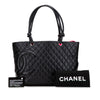Chanel Large Quilted Calfskin Cambon Ligne Tote Secondhand