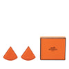 Hermès Swift Triangle Clip On Earrings Secondhand