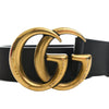 Gucci GG Marmont Calfskin Wide Belt Secondhand