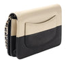 Chanel CC Caviar and Canvas Wallet on Chain Secondhand