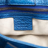 Gucci Small Metallic Calfskin Bamboo Shopper Satchel Secondhand